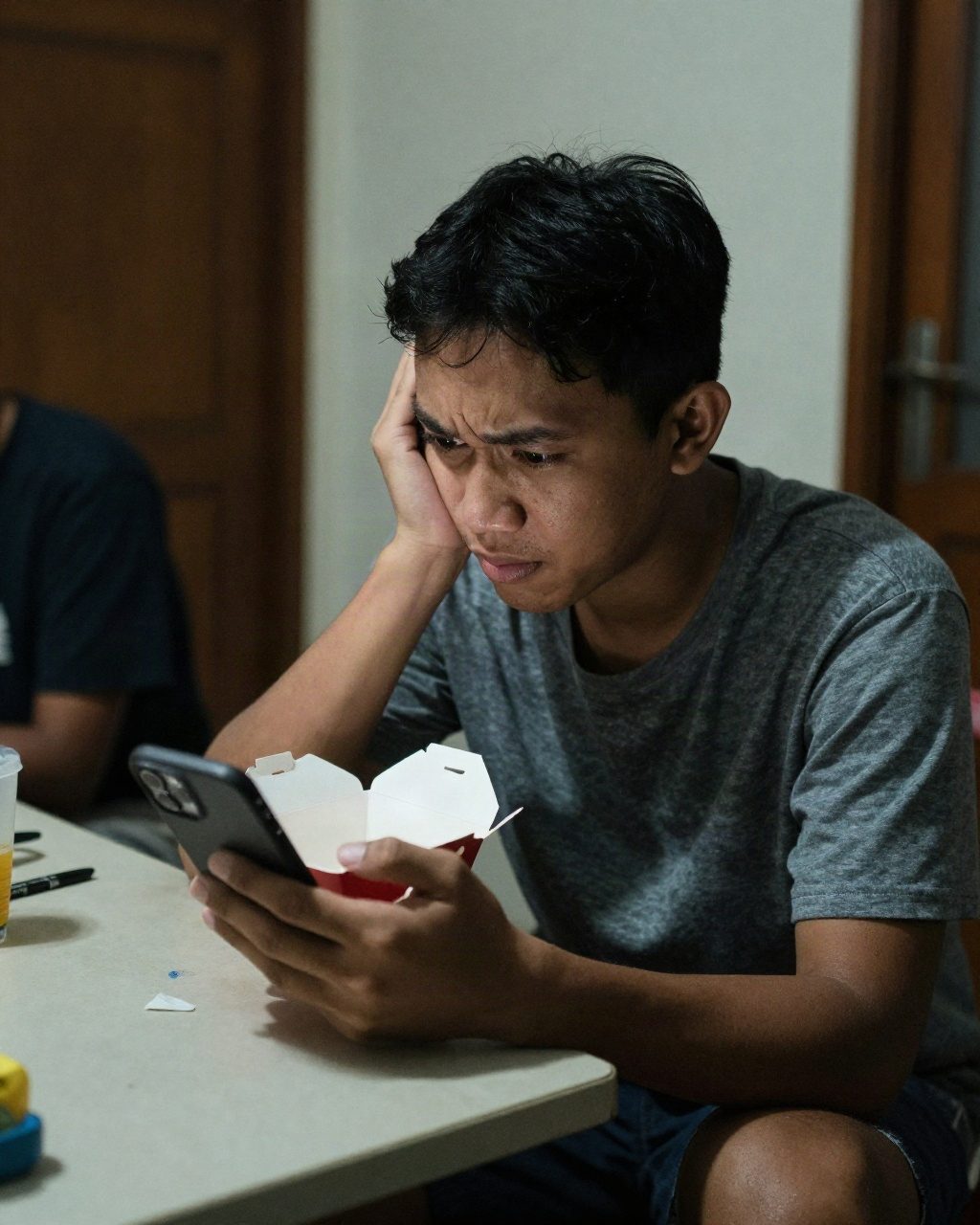 Pelanggan ingin pesan lagi tapi lupa harus pesan ke mana